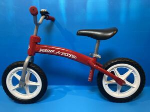 【美品】RADIO FLYER／ラジオフライヤー バランスバイク キックバイク ペダル無し自転車 アメリカンガレージインテリア ディスプレイにも