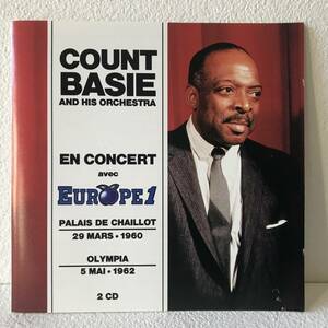 希少盤　ベイシー黄金期「EUROPE 1 PARIS JAZZ CONCERT 1960/1962」COUNT BASIE　CD２枚組　カウント・ベイシー