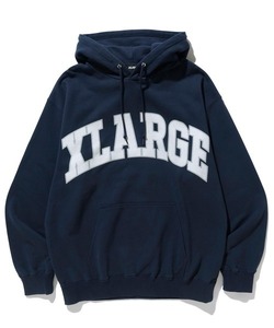 「XLARGE」 プルオーバーパーカー X-LARGE ネイビー メンズ