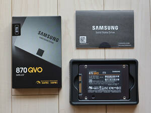 Samsung 870 QVO 8TB SATA 2.5インチ 内蔵 SSD MZ-77Q8T0B/EC 国内正規品 #578A