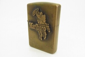 Q432-X2-1233◎ Zippo ジッポー マルボロ オイルライター 喫煙グッズ 現状品 ◎①