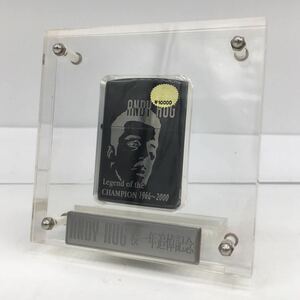 ANDY HUG アンディ・フグ Zippo ジッポ オイルライター 没一年追悼記念 未使用 当時物 ジッポー 現状品