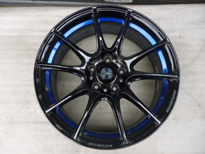 SH591　Weds Sport　18×7.5J　114.3×５穴　オフセット45　アルミホイール　中古１本！！