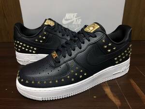 18年製 NIKE WMNS AIR FORCE 1 XX ナイキ エアフォース AF1 スタッズ ロック パンク【AR0639-001】ブラック 黒 US11.5