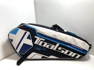 【未使用】海外のトップ選手も使用するTOALSON トアルソンツアーバック【1FT1602K】10歩収納　タグ付　テニス ラケットバッグ 