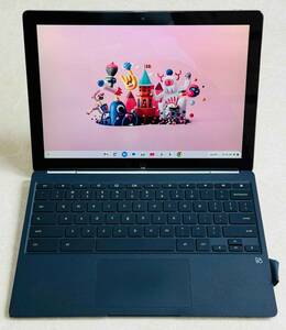 美品 HP Chromebook x2 12-f014dx 12.3インチ 解像度 2K タッチパネル Core m3-7Y30 メモリ4GB SSD 32GB カメラ Chrome OS済