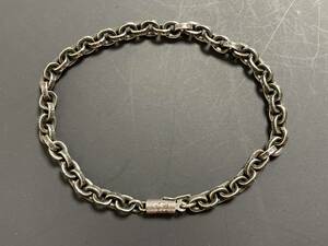 CHROME HEARTS クロムハーツ PPR CHN 8 PAPER CHAIN 8インチ ペーパーチェーン ブレスレット 14K