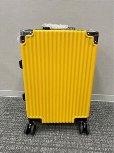 キャリーケース スーツケース 機内持ち込み 40L キャリーバッグ イエロー