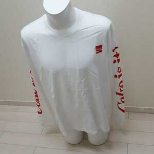 ★【美品】H&M　ロングTシャツ　白　コカ・コーラ　Coke is it!　長袖　トップス