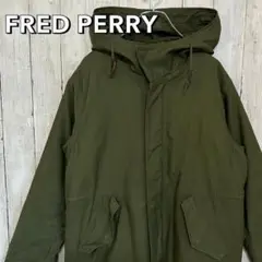 FRED PERRY フレッドペリー モッズコート 刺繍ロゴ ライナー付き