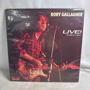 K201-188 お宝級 希少 レコード RORY GALLAGHER ロリー・ギャラガー LIVE! In Europe 2383-112 Polydor LP 再生未確認現状品 詳細不明