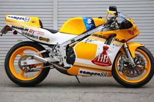 RG500Γ RG400Γモディファイ500cc フルカスタム HBカラー 1985 オーリンズ マルケジーニ マグネシウム他惜しげも無くお金を掛けた一台