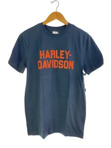 HARLEY DAVIDSON◆Tシャツ/S/コットン/BLK/96366-22VM/0005