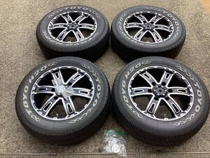 M6171 PIAA ROCK SPEED 16インチアルミ＆TOYO H20 ホワイトレター 215/65R16 C 109/107R 夏タイヤ 4本 ハイエース 200系に！