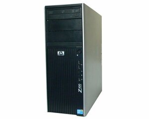 Windows7 Pro 64bit HP Workstation Z400 VS933AV 水冷モデル Xeon W3565 3.2Ghz メモリ 8GB HDD 250GB(SATA) Quadro NVS295