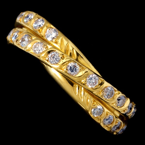 78862-105【EL CANDOR】絶品Diamond 18K Ring SPAIN New 5.8g