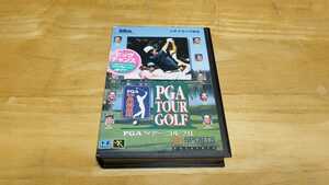 ★MD「PGAツアーゴルフⅡ(PGA TOUR GOLFⅡ)」箱・取説・チラシ付き/EA SPORTS/メガドライブ/MEGA DRIVE/SPT/スポーツ/レトロゲーム★