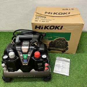 【中古品】『12-335』HIKOKI ハイコーキ　高圧エアコンプレッサ EC1245H3 取扱説明書付き