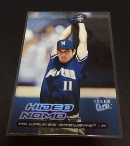 MLB 1999年FLEER Ultra 野茂英雄(ブルワーズ) No,228。Brewers HIDEO NOMO 