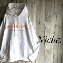 Niche. ニッチ　スウェット　プルオーバー　パーカー　バックプリント　花柄