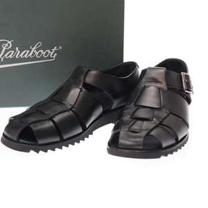 paraboot パラブーツ PACIFIC/SPORT グルカサンダル ブラック 39 ITMK7TODA0E8