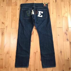 ★鹿児島限定★ Kagoshima color BAPE LOGO デニム パンツ Mサイズ a bathing ape denim pants エイプ ベイプ アベイシングエイプ w7