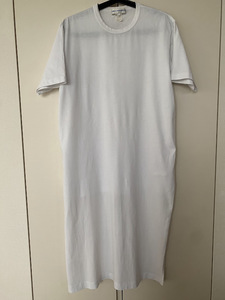 コムデギャルソンシャツ　フロントロングTシャツ　白　Lサイズ