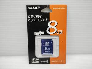 未開封品・未使用品　SDHCカード　8GB　BUFFALO　メモリーカード　SDカード