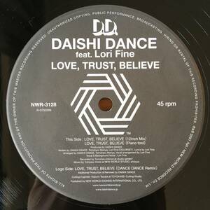 Daishi Dance Feat. Lori Fine / Love, Trust, Believe　[New World Records - NWR-3128]