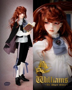 新品　ボークス　Volks 東京　ドルパ50 ドールズパーティー　SD Graffiti SDGr 男の子 ウィリアムズ　Williams The Diligent Scholar