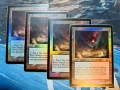 mtg 沸騰する小湖 旧枠foil 英語 4枚セット