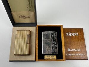 【1/15ES】 デュポン S T Dupont zippo ジッポ 着火未確認