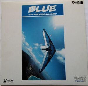 0/中古LD☆BLUE☆ハワイでのスカイ・カイトの空中映像作品