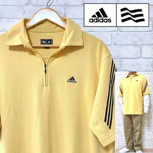 adidas GOLF アディダスゴルフ ハーフジップシャツ 3ストライプス