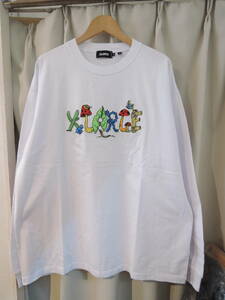 X-LARGE XLARGE エクストララージ TYPE BY NATURE L/S TEE 白　XL 人気商品 送料￥230～　値下げしました！