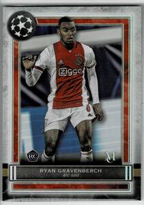 2020-21 Topps Museum Collection UEFA Champion League Ryan Gravenberch RC