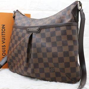 ルイヴィトン LOUIS VUITTON ダミエ ブルームズベリPM ショルダーバッグ N42251 エベヌ レディース PVC レザー ブラウン 斜め掛け 肩掛け