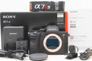 ☆極上美品☆ Sony ソニー α7R Ⅳ ボディ ILCE-7RM4 元箱 付属品 Shot数 僅か 4,900枚前後！ ♯24121503