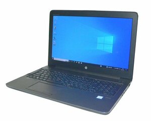 Windows10 HP Zbook 15 G3 Xeon E3-1505M V5 2.8GHz メモリ 16GB 256GB(SSD M.2) 15.6インチ フルHD(1920×1080) Quadro M2000M