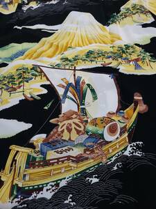 2008年　SUN SURF　S　宝船　富士山　SS34175　SACRED TREASURE SHIP　サンサーフ　和柄　アロハシャツ　Hawaiian shirt　SPECIAL EDITION