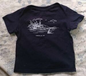 COMME CA ISM 子供用 半袖Ｔシャツ 濃紺 サイズ８０ コムサイズム used