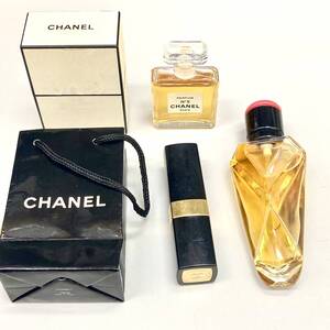 13152　香水 2点セット Yves Saint Laurent パリ　オードトワレ　30ml CHANEL　NO5　14ml 　CHANEL香水 空ケース付き