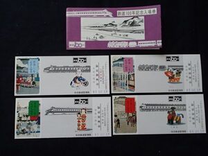 鉄道１００年　記念入場券　　会津若松駅