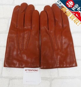 2A7912【クリックポスト対応】未使用品 UNITED ARROWS レザーグローブ ユナイテッドアローズ 手袋