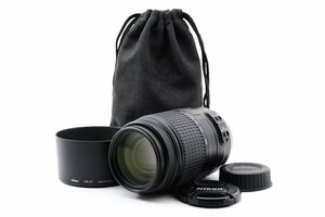 Nikon AF-S DX NIKKOR 55-300mm f/4.5-5.6G ED VR [美品] HB-57 レンズフード ポーチ付き 手ぶれ補正 超望遠ズームレンズ