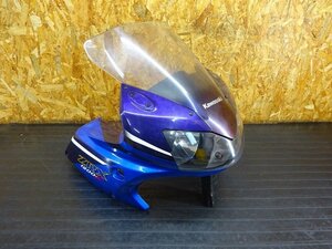 【240830】ZRX1200S ’01◇ アッパーカウルセット ヘッドライト スクリーン アッパーカウルステー 【ZRT20A ZRX1200R