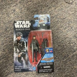 SERGEANT JYN ERSO (EADU) Star Wars Rogue One Movie 3.75" inch Action Figure 2016 海外 即決