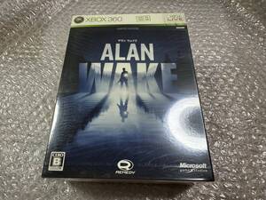 XBOX360 アランウェイク Alan Wake 限定版 新品未開封 日焼け無 破れ無 状態綺麗 送料無料 同梱可