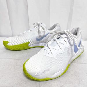 和334★① NIKE COURT ZOOM VAPOR CAGE4　RAFA ナイキ コート ズーム ヴェィパーケージ4 ラファ テニスシューズ 28.5 ホワイト メンズ