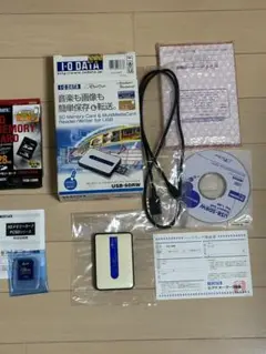 I•Oデータ「USB-SDRW＋PCSD-128MS」セット中古品箱有り